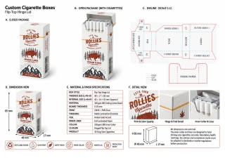 Custom Cigarette Boxes - BoxesMe NYC